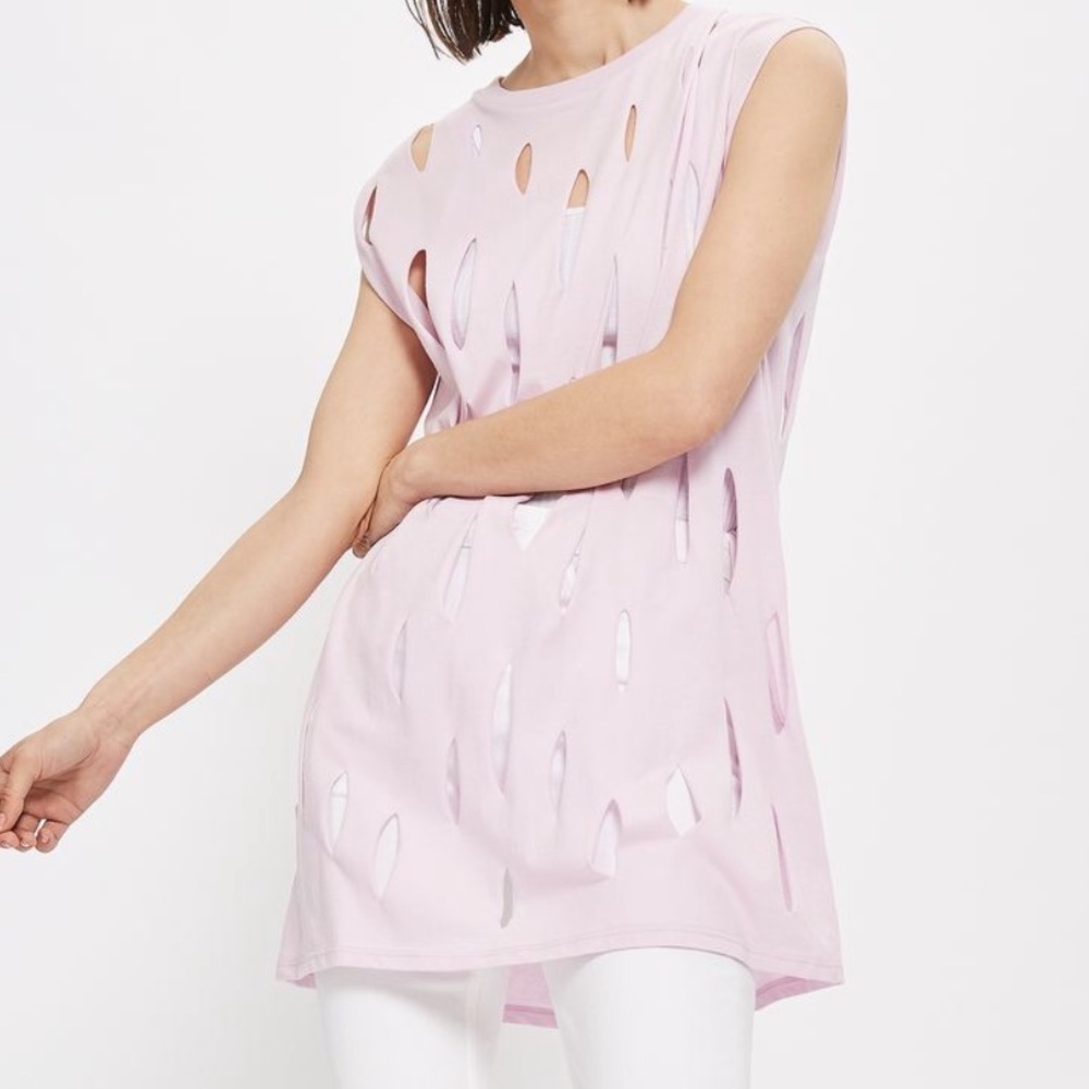 Topshop tunic  sz 4 pastels top cover up